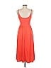 Every Solid Orange Casual Dress Size M - photo 2