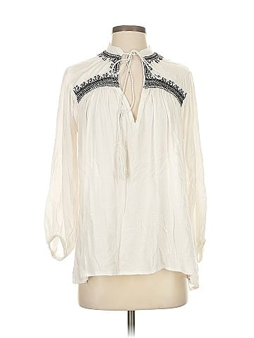Earthbound Trading Co. Long Sleeve Blouse (view 1)