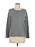 Chico's Gray Sweatshirt Size Med (1) - photo 1