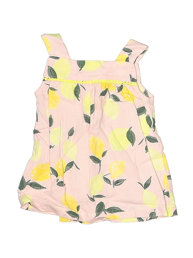 Pre-owned Carter's Kids' Dress In Yellow