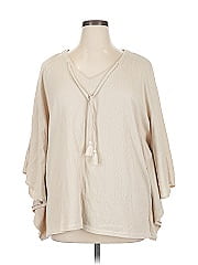 Belle By Kim Gravel 3/4 Sleeve Blouse