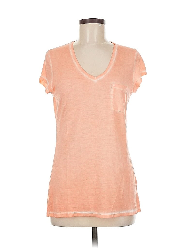Pre-owned Calvin Klein Collection Short Sleeve T-shirt In Orange