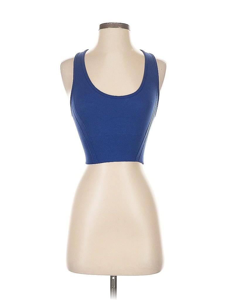 Pre-owned 90 Degree By Reflex Tank Top Blue Strapless Neckline Tops