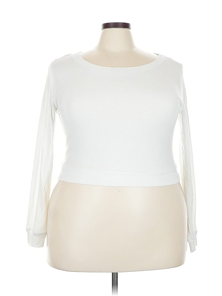 Pre-owned Assorted Brands Cardigan Sweater In White