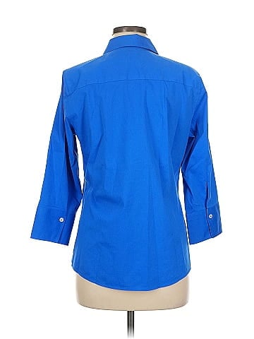 Foxcroft 3/4 Sleeve Button-Down Shirt (view 2)