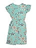 Jessica Simpson Floral Teal Green Romper Size 5 - photo 1