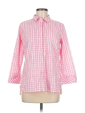 Foxcroft 3/4 Sleeve Button-Down Shirt (view 1)