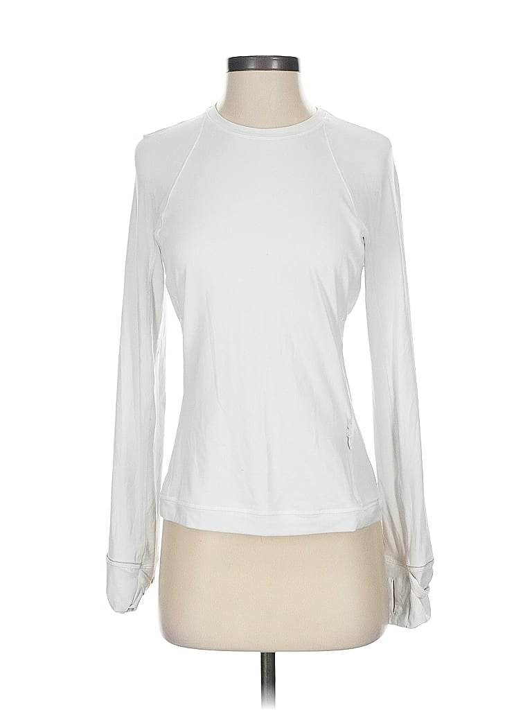 Click to view more detailed imagery on our partner's website Pre-owned Lululemon Athletica Long Sleeve T-shirt In White
