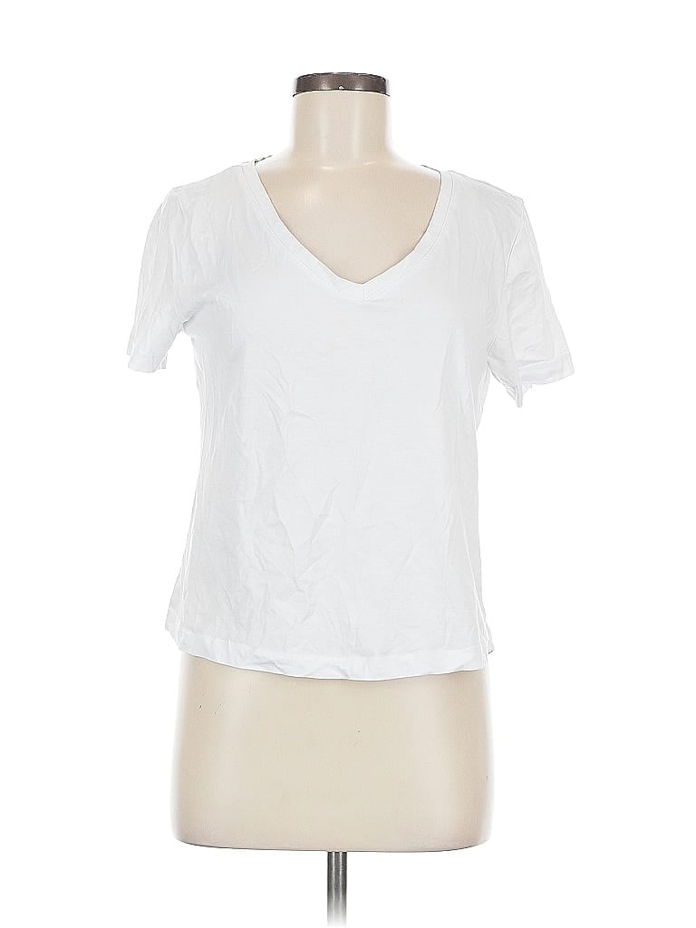 Pre-owned Mng Short Sleeve T-shirt In White