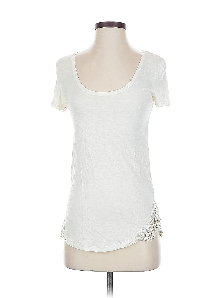 Pre-owned Aerie Short Sleeve T-shirt In White