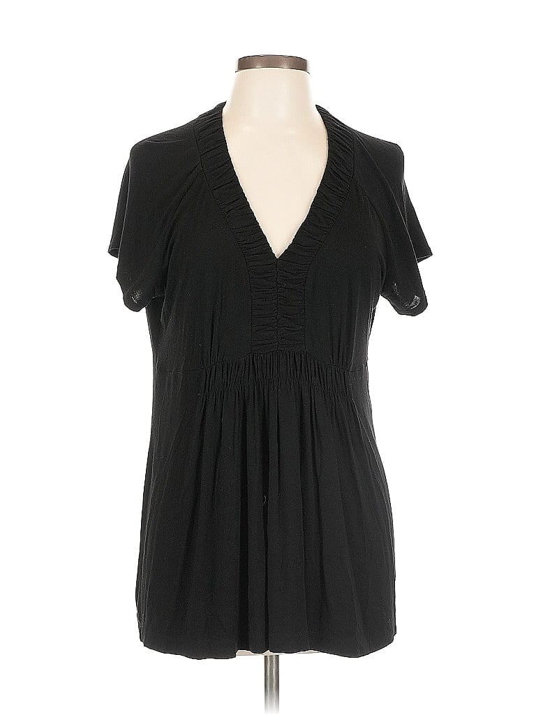 Click to view more detailed imagery on our partner's website Pre-owned Calvin Klein Short Sleeve Henley Shirt In Black