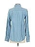 J.Crew 100% Cotton Stripes Blue Long Sleeve Blouse Size 6 - photo 2