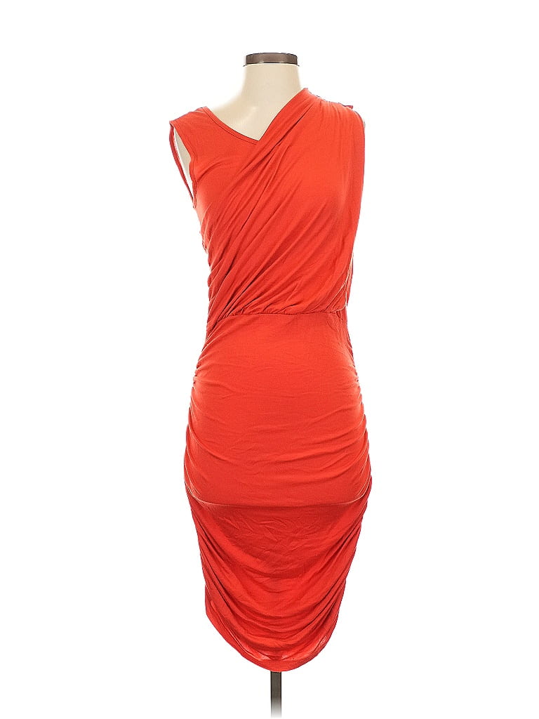 Pre-owned Bordeaux Cocktail Dress In Orange
