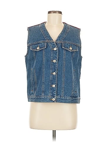 Pendleton Denim Vest (view 1)