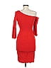 Trina Turk Solid Red Cocktail Dress Size 4 - photo 2