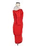 Trina Turk Solid Red Cocktail Dress Size 4 - photo 4