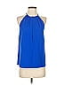 Cremieux 100% Polyester Blue Sleeveless Blouse Size XS - photo 1