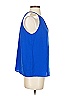Cremieux 100% Polyester Blue Sleeveless Blouse Size XS - photo 4