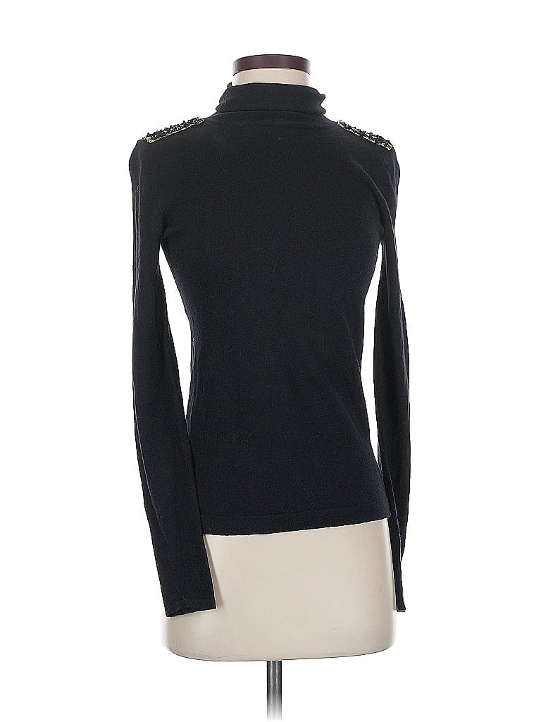 Pre-owned Bcbgmaxazria Turtleneck Sweater In Black