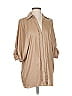 BCBGMAXAZRIA 100% Polyester Tan 3/4 Sleeve Blouse Size XXS - photo 1
