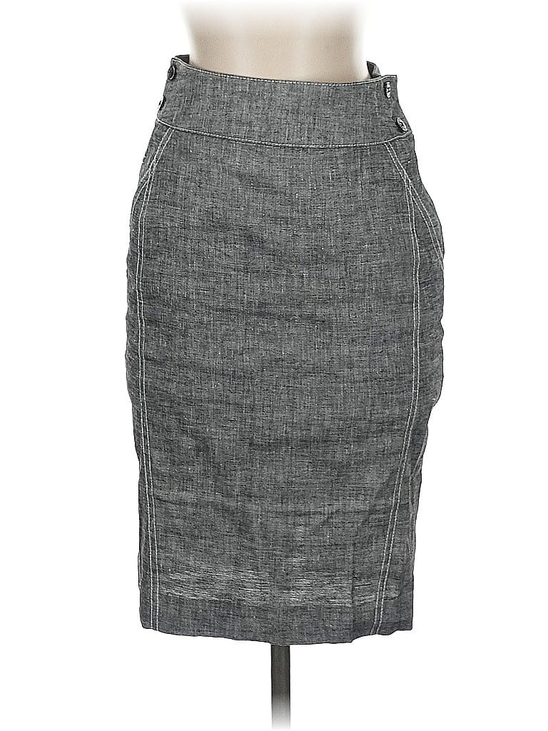 Pre-owned Bebe Formal Skirt In Gray