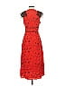 Tanya Taylor 100% Silk Hearts Red Cocktail Dress Size 0 - photo 2