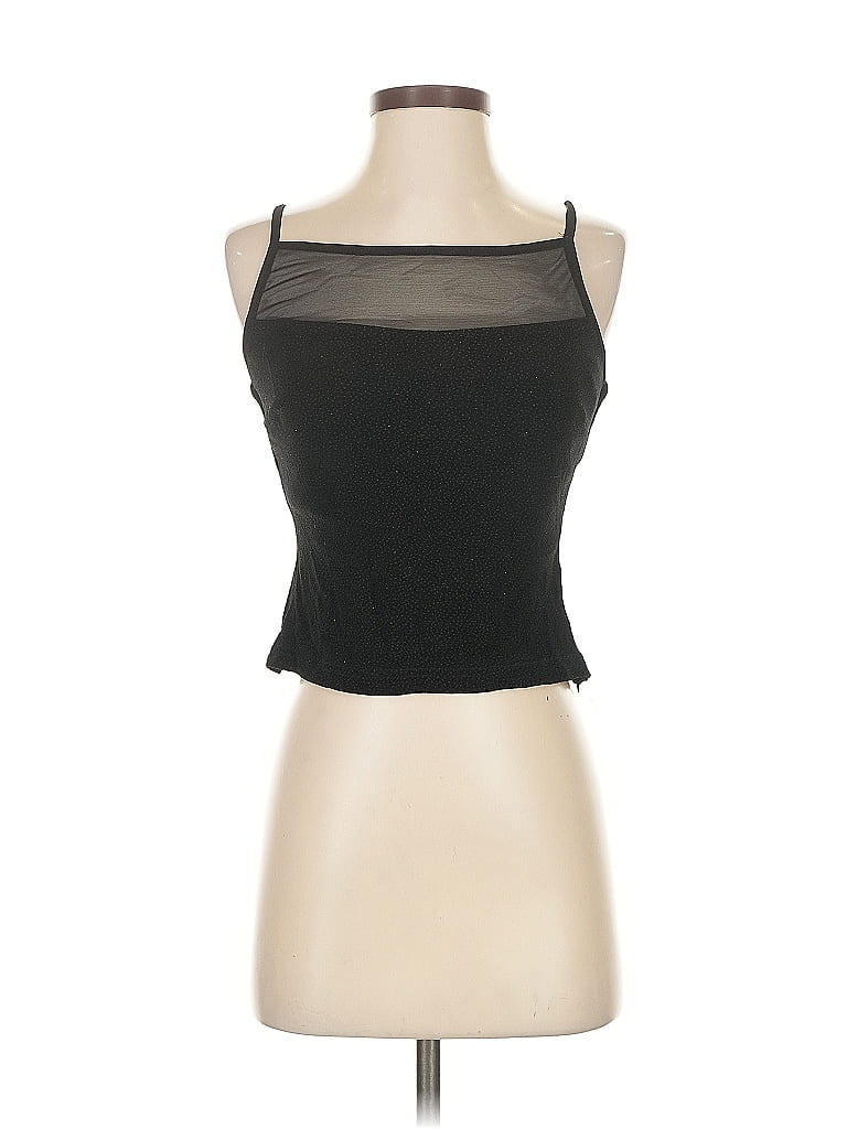 Pre-owned Bari Jay Sleeveless Top Black Strapless Neckline Tops