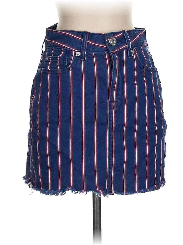 Click to view more detailed imagery on our partner's website Pre-owned American Eagle Outfitters Denim Skirt In Blue