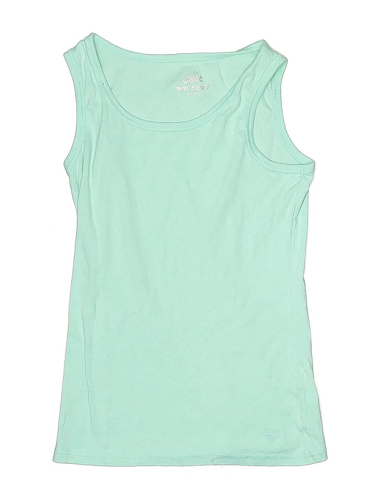 Pre-owned Justice Kids' Active Tank Top In Blue