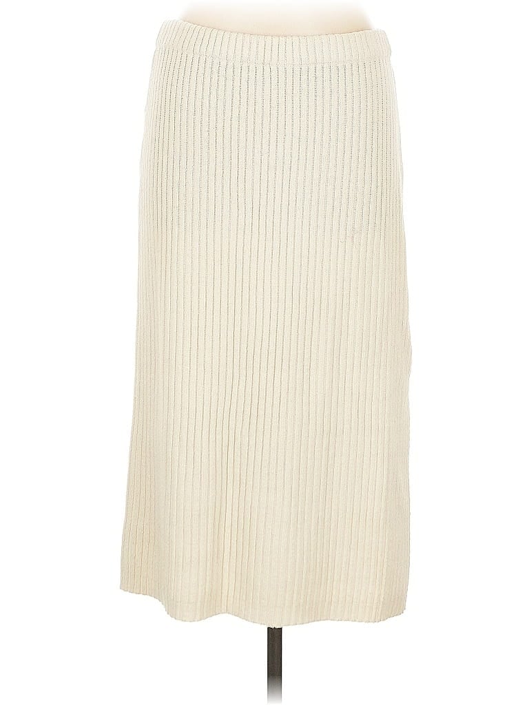 Pre-owned En Creme Casual Skirt In White