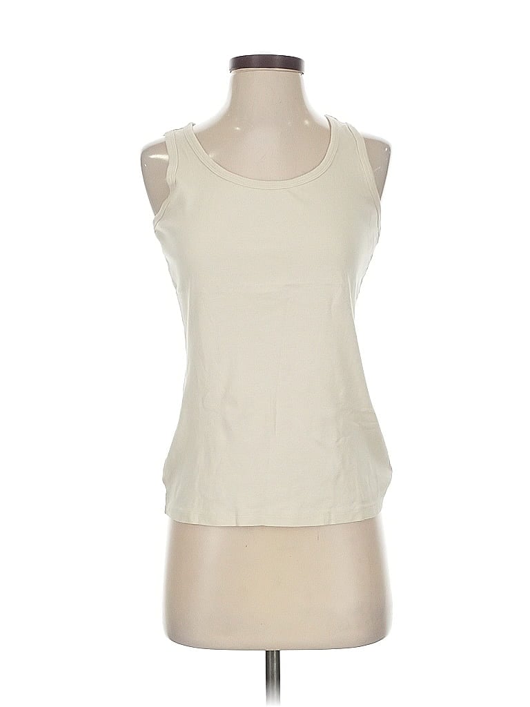 Pre-owned St. John's Bay Tank Top Tan Strapless Neckline Tops In Brown