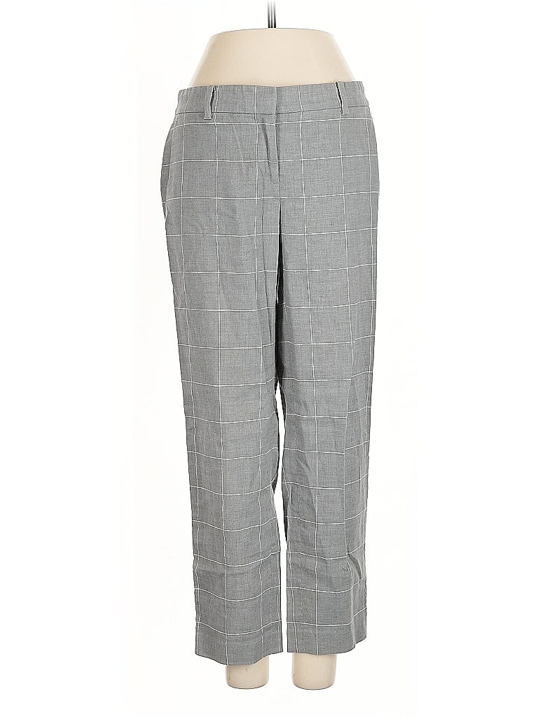 Pre-owned Ann Taylor Linen Pants In Gray