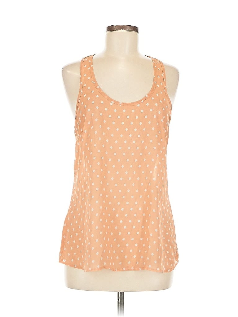 Pre-owned Liberty Love Tank Top Orange Halter Neckline Tops