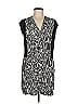 Sandro 100% Viscose Graphic Black Casual Dress Size Med (2) - photo 1