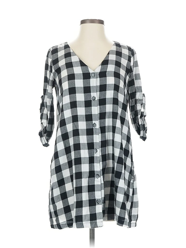 Pre-owned Trafaluc By Zara Casual Dress In Gray