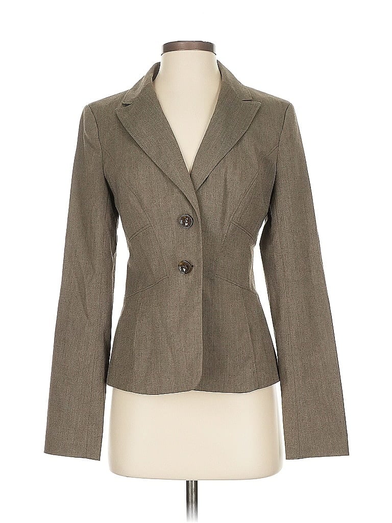 Pre-owned Ann Taylor Factory Blazer Jacket In Gray