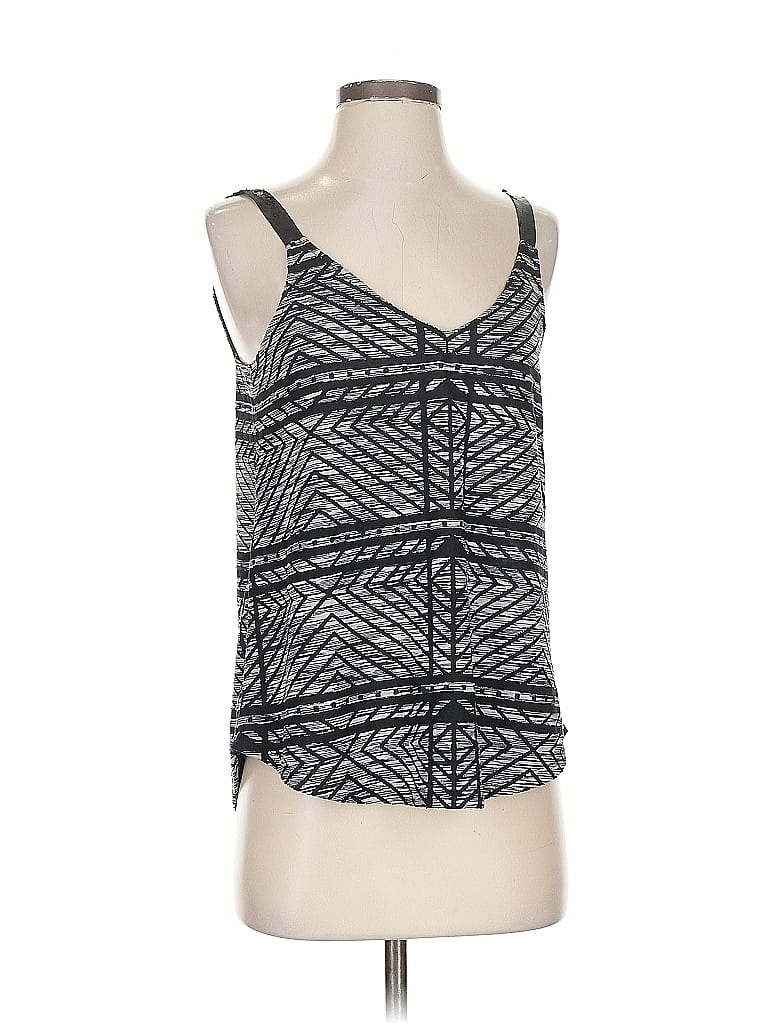 Pre-owned Ella Moss Sleeveless Blouse In Gray