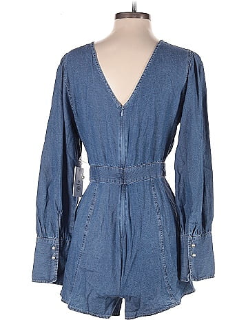 Something Navy Romper (view 2)