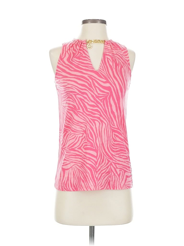 Pre-owned Michael Michael Kors Sleeveless Blouse In Pink