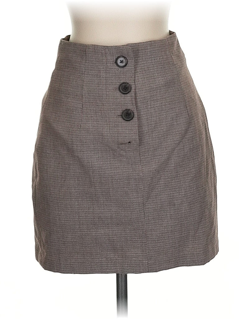 Pre-owned Little Moon Casual Skirt In Gray