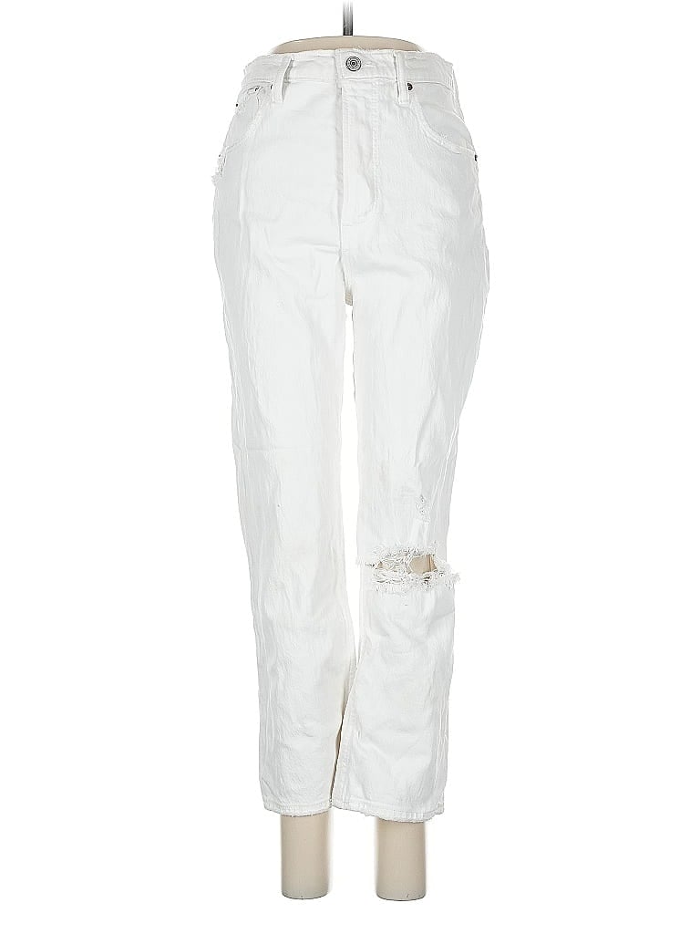 Pre-owned Abercrombie & Fitch Jeans In White