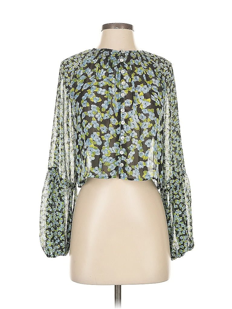 Click to view more detailed imagery on our partner's website Pre-owned Zara 3/4 Sleeve Blouse In Green