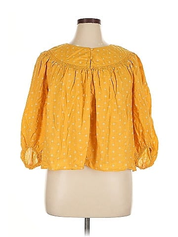 a.n.a. A New Approach 3/4 Sleeve Blouse (view 1)