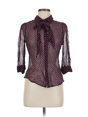 Halston Heritage 3/4 Sleeve Silk Top (view 1)