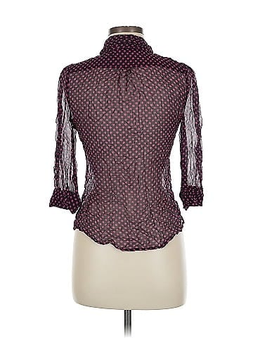 Halston Heritage 3/4 Sleeve Silk Top (view 2)