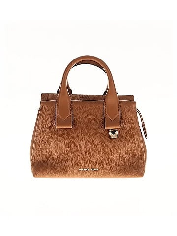 MICHAEL Michael Kors Leather Satchel (view 1)