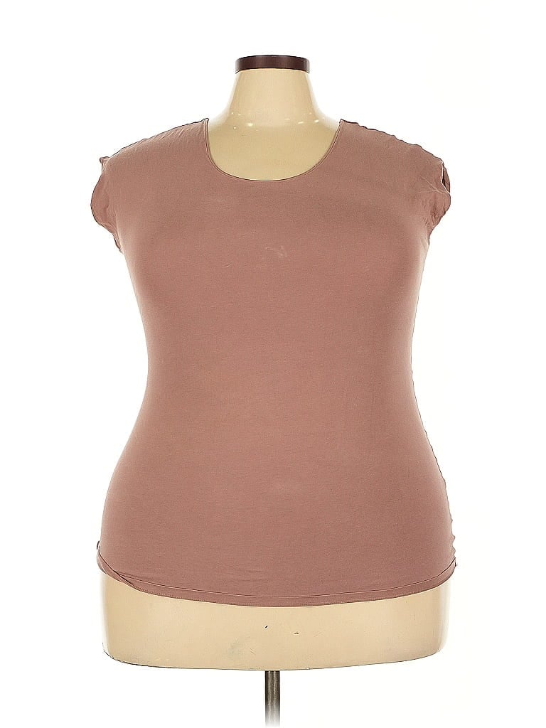 Pre-owned Collection Sleeveless T-shirt In Brown