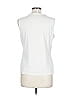 J. McLaughlin White Sleeveless T-Shirt Size L - photo 2