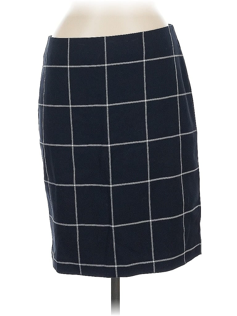 Pre-owned Ann Taylor Factory Formal Skirt In Blue