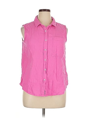 Sonoma Goods for Life Sleeveless Button-Down Shirt (view 1)